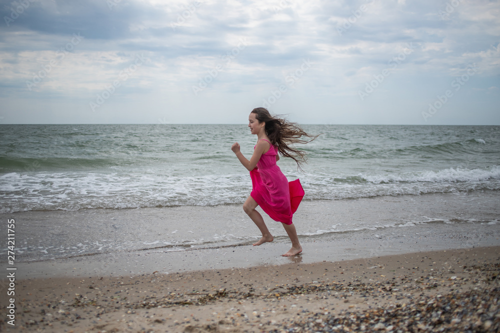 girl on the beach