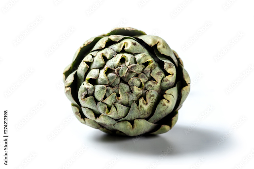 Obraz premium Green Artichoke, Edible Flower, Italian Vegetable