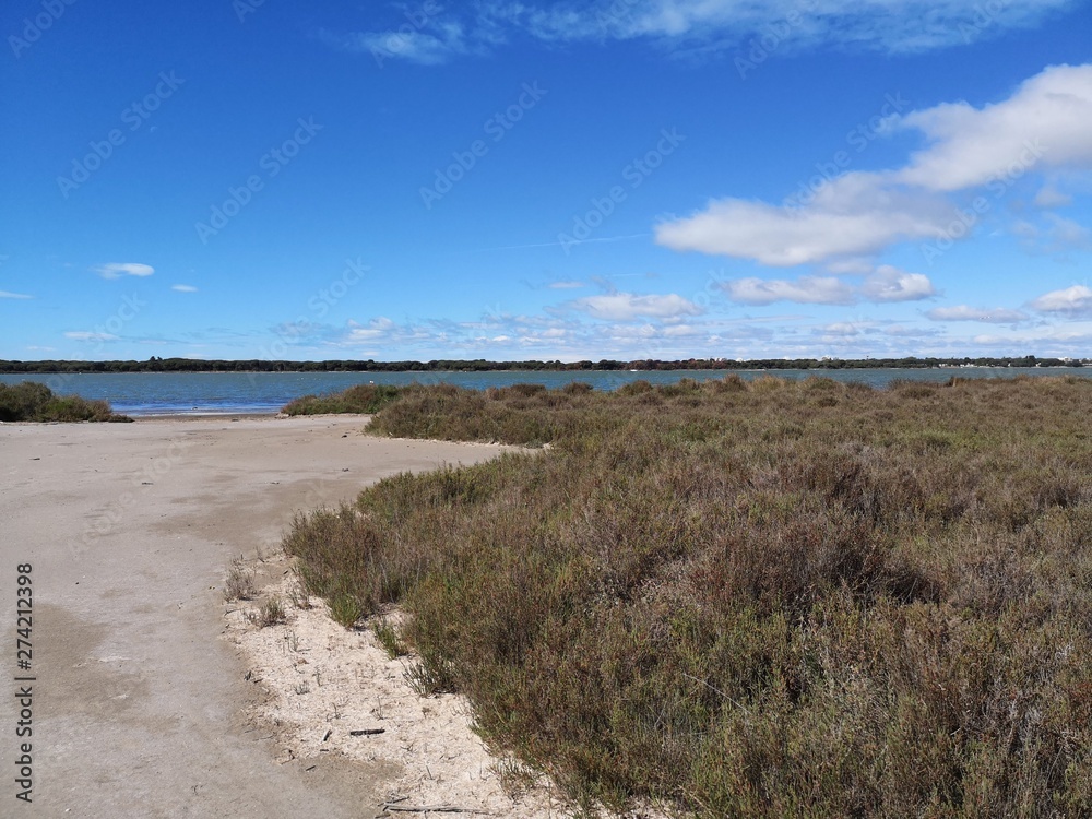 Lac du Ponant, la grande motte, hérault, france Lac du Ponant, la grande motte, hérault, france