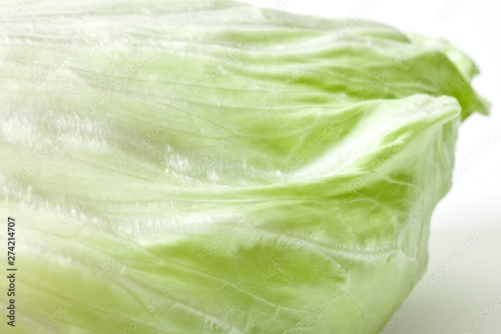 Lettuce Iceberg Crisphead, Iceberg, Lactuca sativa, macro texture Lettuce Iceberg Crisphead, Iceberg, Lactuca sativa, macro texture