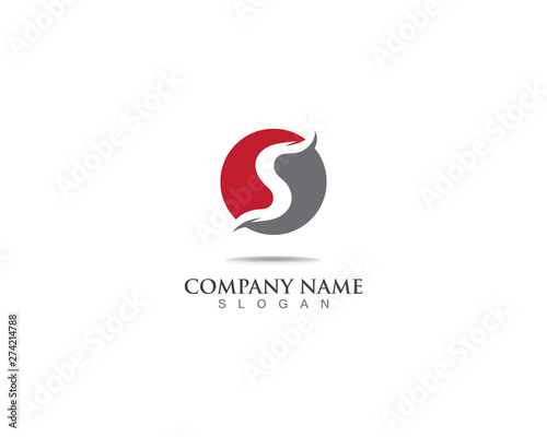 Business corporate letter S logo design vector