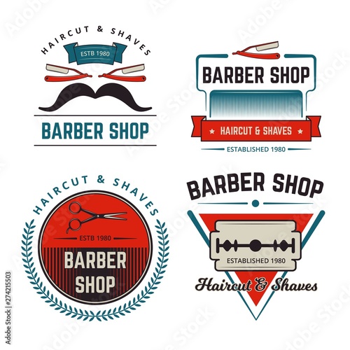 VINTAGE BARBER SHOP BADGE