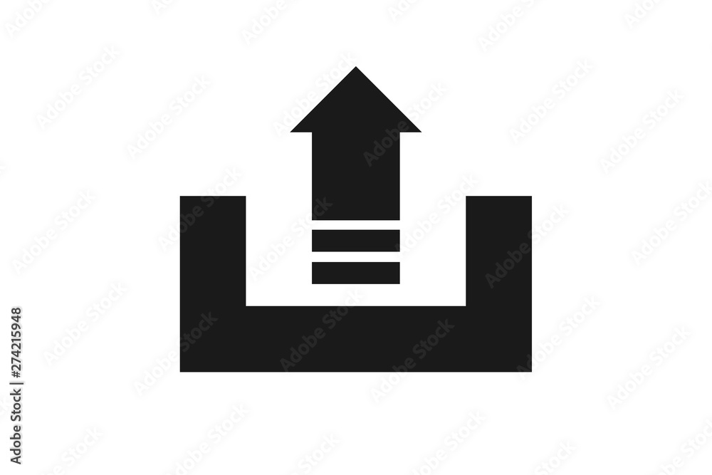 upload icon simple element illustration can be used for mobile and web