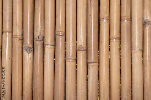 bamboo wood fence background for wallpaper