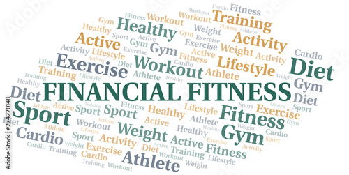 Financial Fitness word clou...