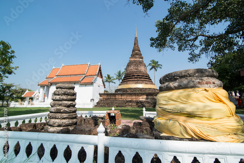 ASIA THAILAND SUKHOTHAI WAT TRA PHANG THONG photo