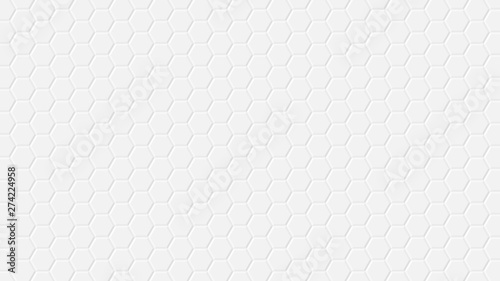 Light grey hexagon vector background