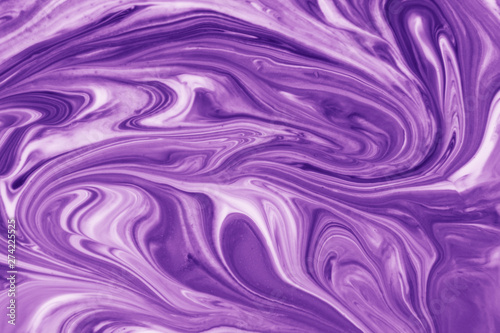 Purple background from liquid and color combinations