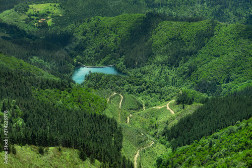 Reservoir of Zollo in Nature from Ganekogorta