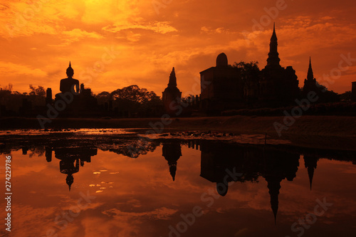 ASIA THAILAND SUKHOTHAI TEMPLE MAHATHAT