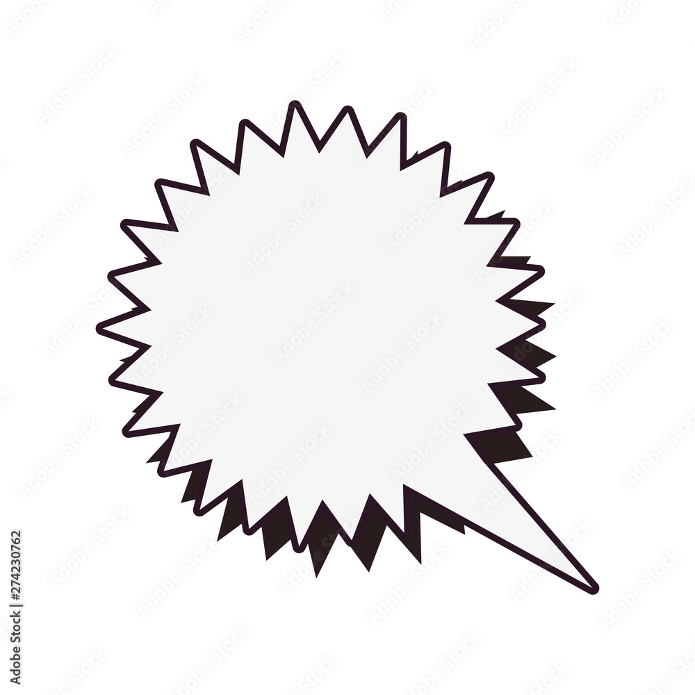 comic speech bubble on white background comic speech bubble on white background
