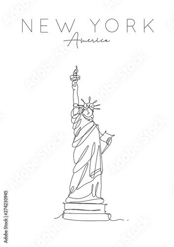 Poster new york statue of liberty