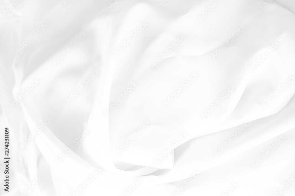 white fabric texture background ,white cloth background