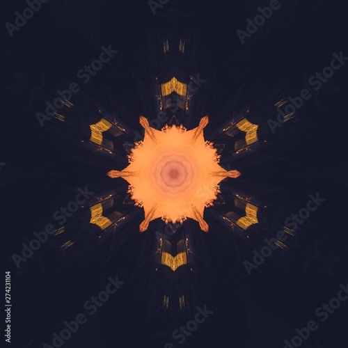 Abstract Image with colorful graphical elements design