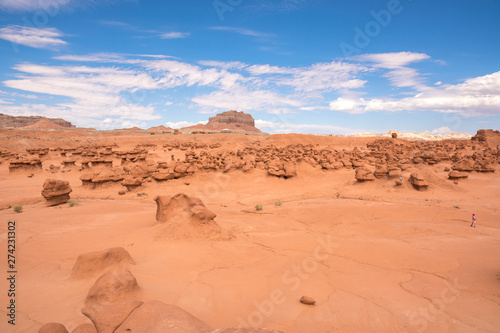 landscape on the Goblin state park in the united states of america photo