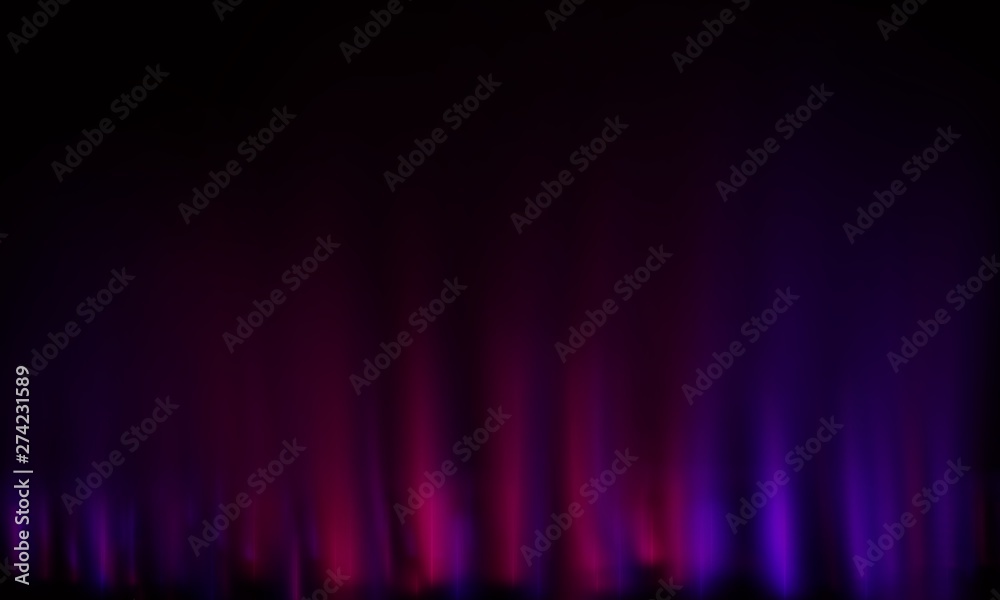 Empty stage background in purple color, spotlights, neon rays. Abstract background of neon lines and rays. Abstract background with lines and glow. Empty stage the reflection of neon lights