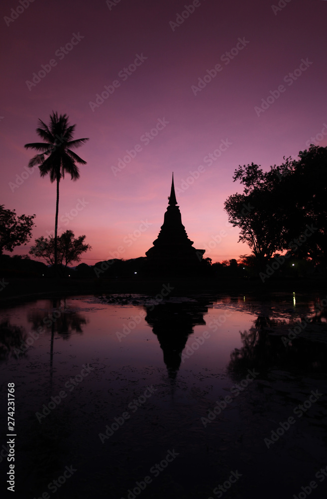 ASIA THAILAND SUKHOTHAI TEMPLE STUPA ASIA THAILAND SUKHOTHAI TEMPLE STUPA