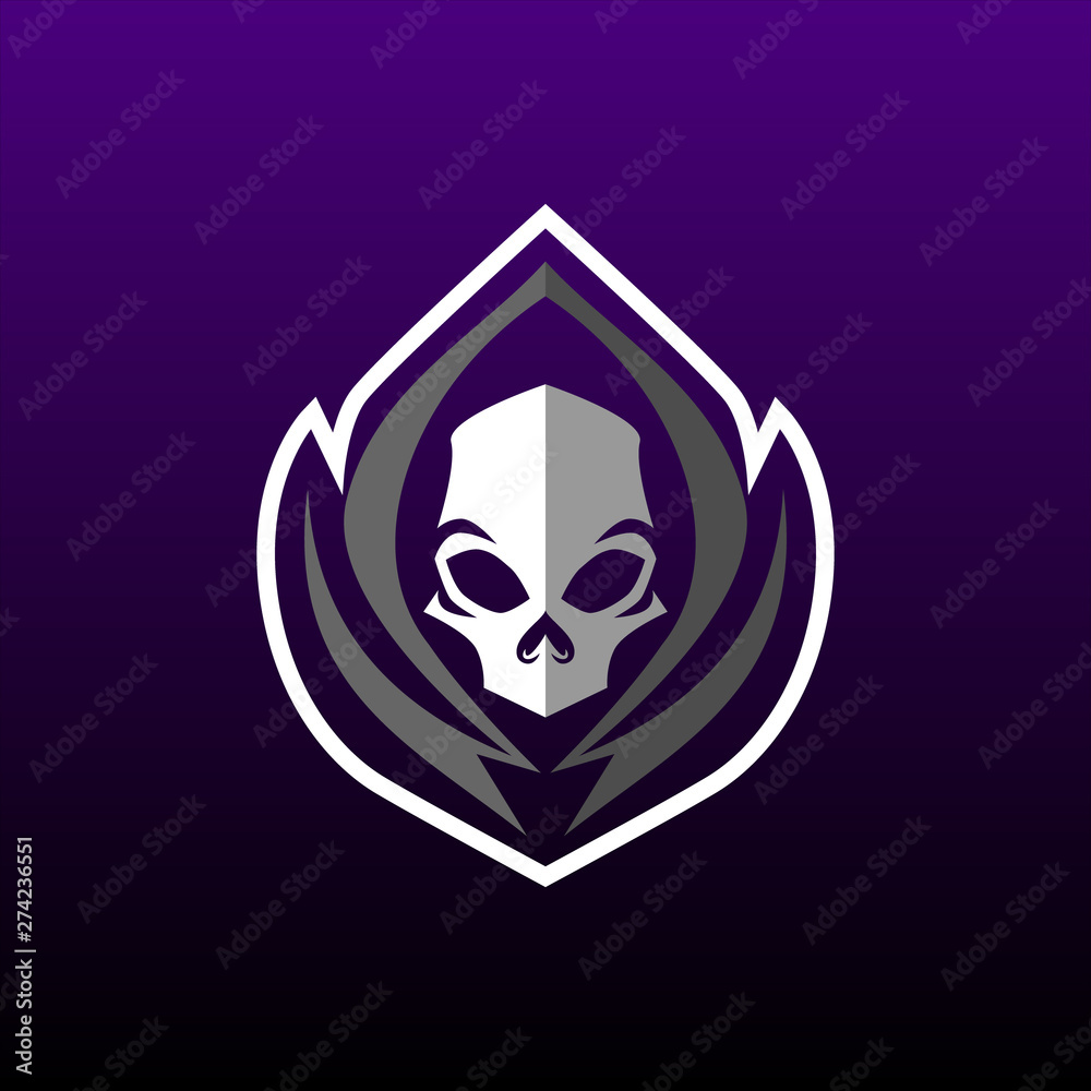 Skull Rock Gaming Logo Free Download 