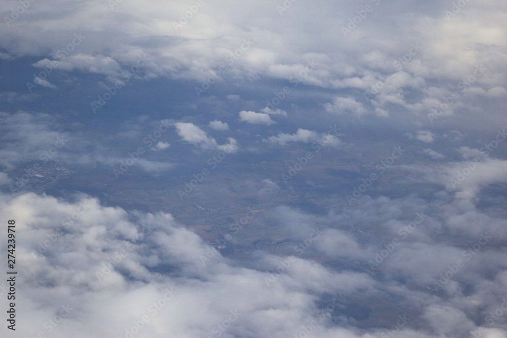 Beautiful view of clouds from above photograph for text Beautiful view of clouds from above photograph for text