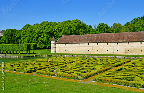 Villarceaux, France - may 15 2019 : historical castle photo