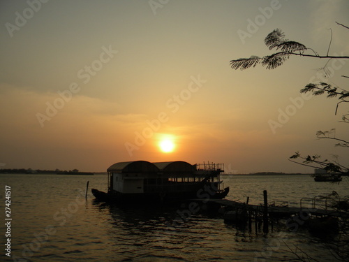Sunset at marine Drive Cochin, Kerala