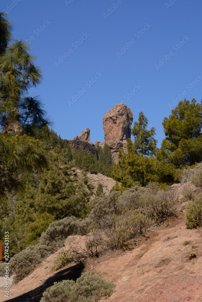 Degollada de La Goleta on Gran Canaria island (Canary Islands) Degollada de La Goleta on Gran Canaria island (Canary Islands)