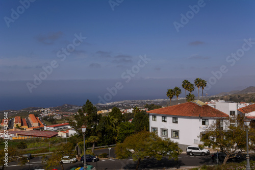 view of Firgas on Gran Canaria island (Canary Islands) © 3kolory