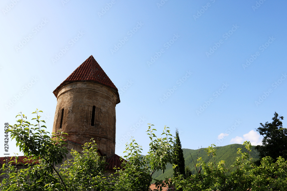 Old Albanian church temple in Kish province of Azerbaijan Old Albanian church temple in Kish province of Azerbaijan