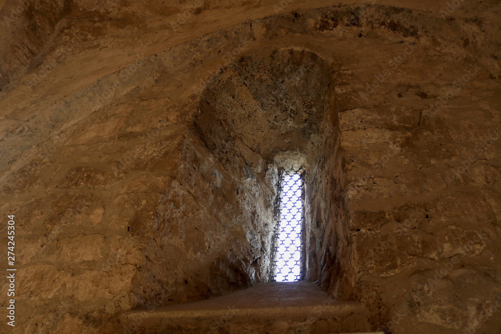 Small window in the castle wall