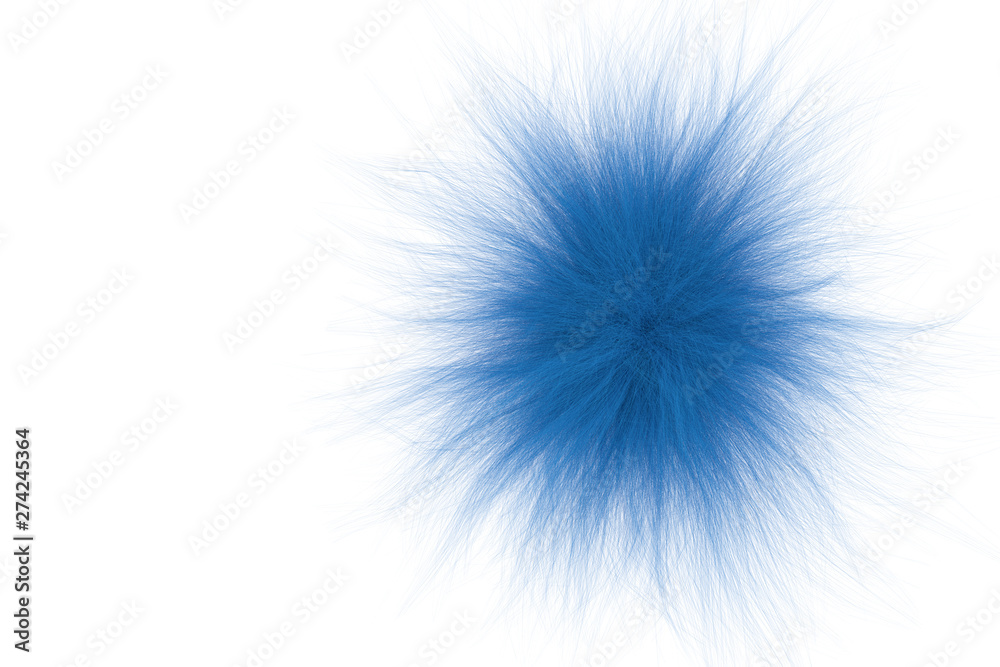 Fototapeta premium Closeup artistic look abstract of fur, for design background, 3D rendering & illustration.