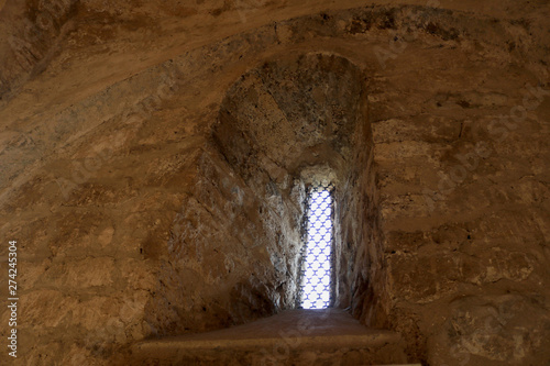 Small window in the castle wall