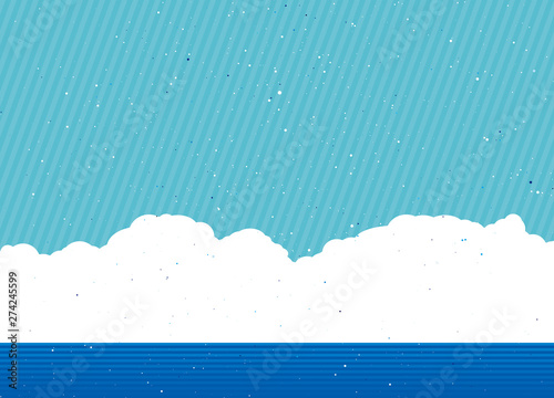 風景　イラスト　海