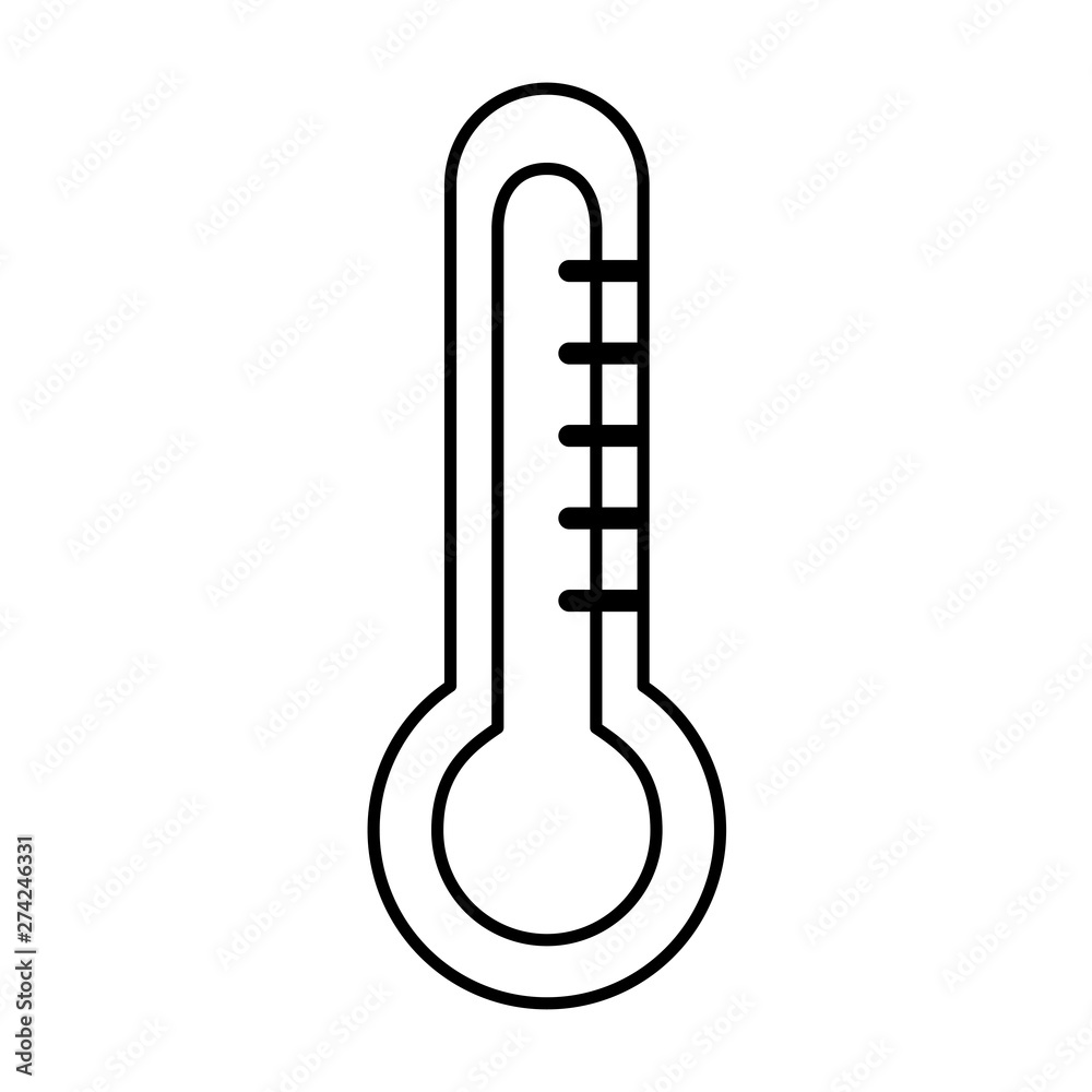 thermometer temperature on white background thermometer temperature on white background