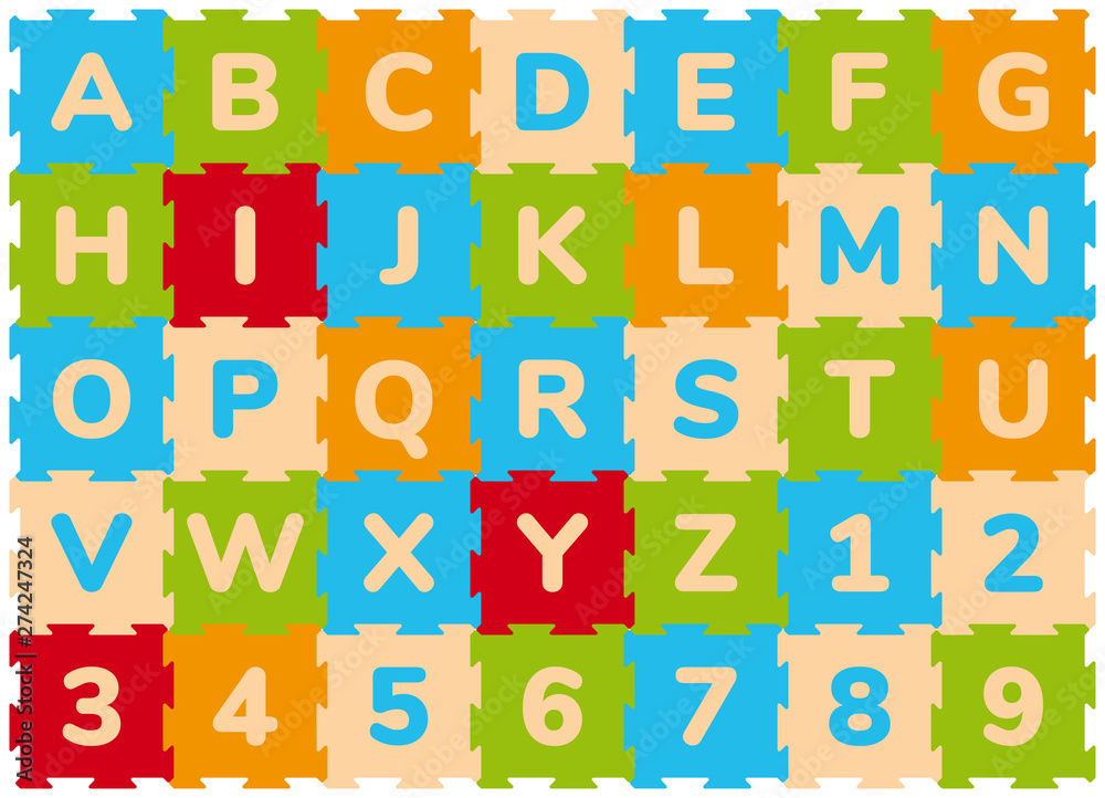 Foam Baby Kids Play Mat Alphabet And Numbers Puzzle Foam Baby Kids Play Mat Alphabet And Numbers Puzzle