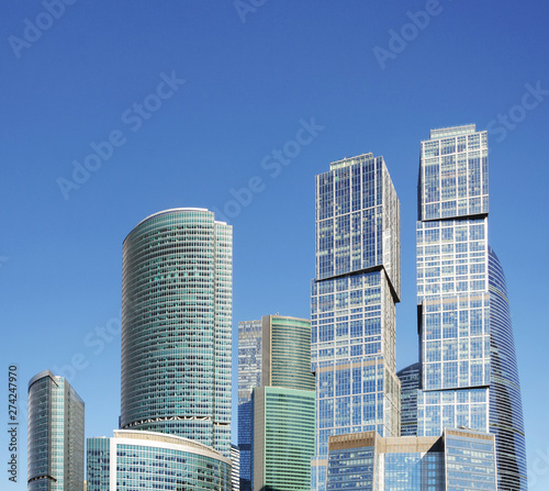New skyscrapers of Business Center Moscow-City