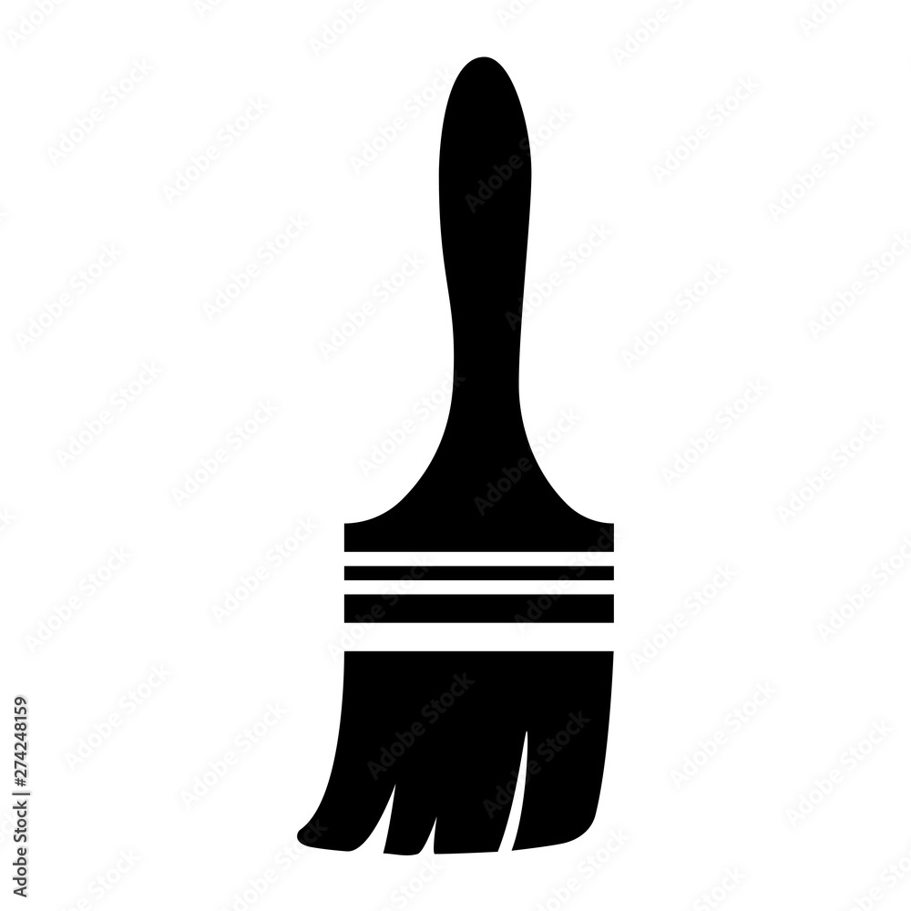 Paint brush icon symbol vector. symbol for web site Computer and mobile vector.