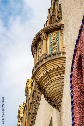 Palace of Culture, Palatul Culturii in Targu Mures, Mures County, Transylvania Romania, exterior partial view
