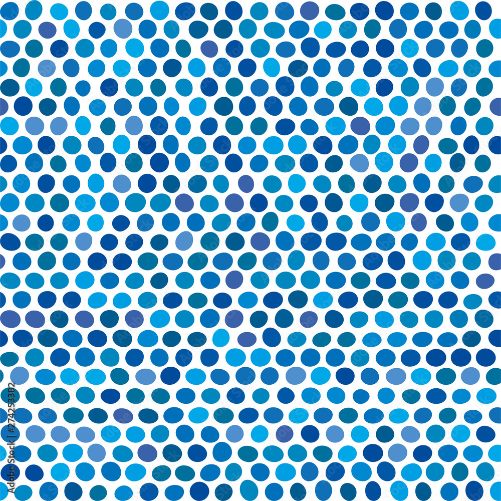 Seamless background of blue and green dots. Seamless background of blue and green dots.