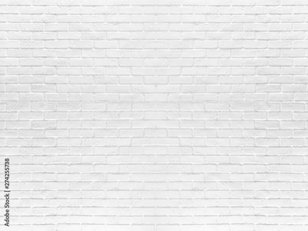 White brick wall for background and texture.-Image White brick wall for background and texture.-Image