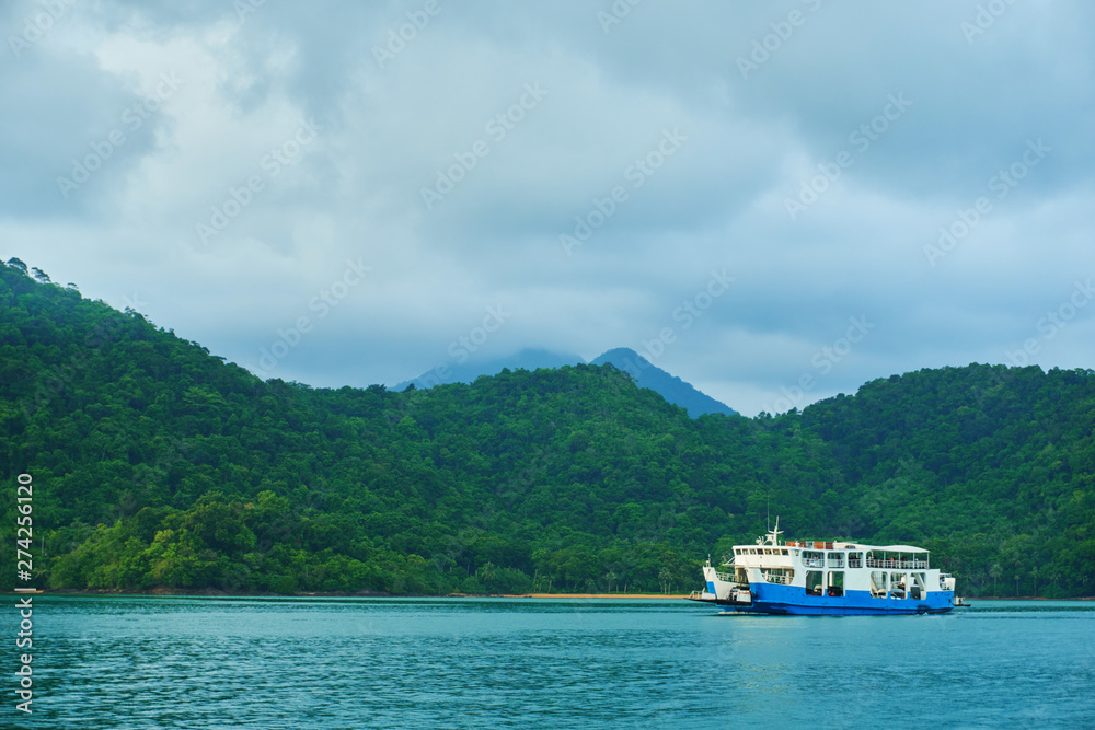 boat on the sea