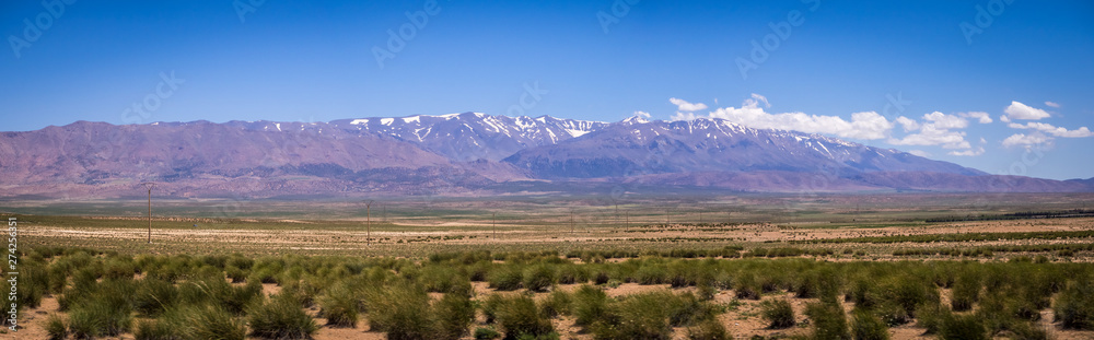 Mountain landscape in the north of Africa, Morocco