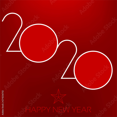 Happy year 2020 background ...