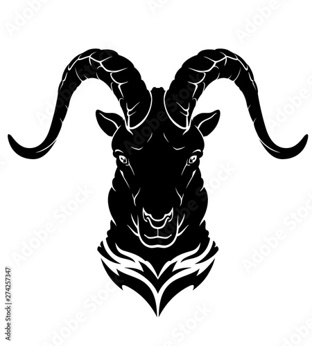Black Sheep Head, Silhouette Front
