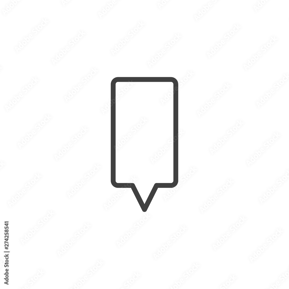 Comment, chatting line icon. linear style sign for mobile concept and web design. Chat, speech bubble outline vector icon. Symbol, logo illustration. Vector graphics Comment, chatting line icon. linear style sign for mobile concept and web design. Chat, speech bubble outline vector icon. Symbol, logo illustration. Vector graphics