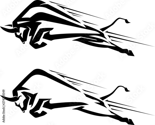 Bull Line Art