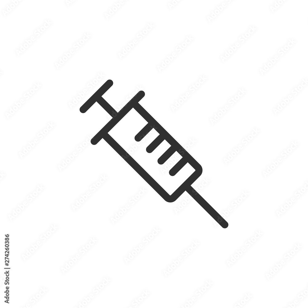Syringe icon template black color editable. Injection symbol Flat vector sign isolated on white background. Simple vector illustration for graphic and web design. Syringe icon template black color editable. Injection symbol Flat vector sign isolated on white background. Simple vector illustration for graphic and web design.