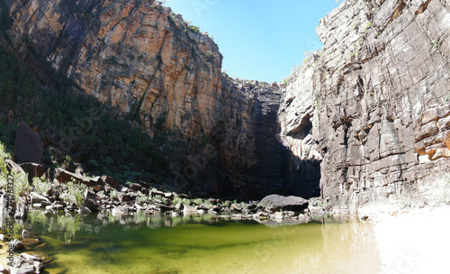 Australien, JimJim Falls, Wasserfälle; Westaustralien, Roadtrip
