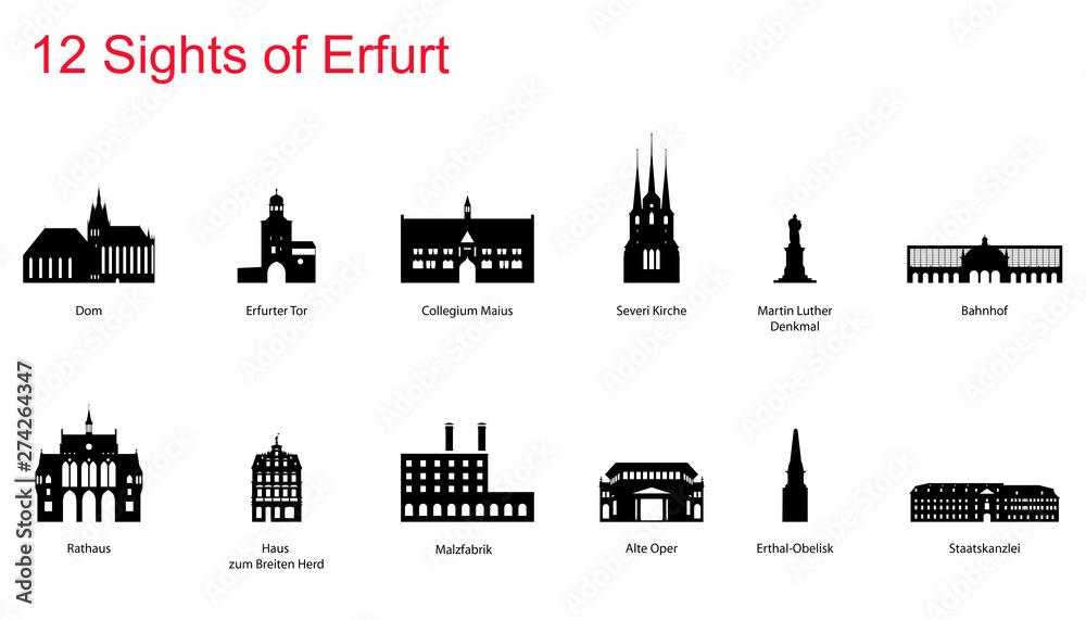 12 Sights of Erfurt