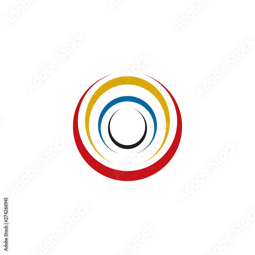 Circle logo design inspiration vector template