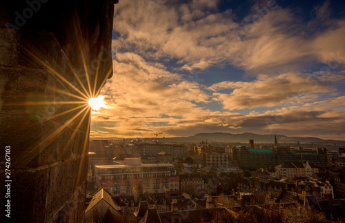 View of Edinburgh city, Scotland 